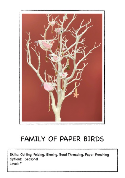Family of Paper Birds